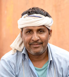 Indian Man Portrait Outdoors