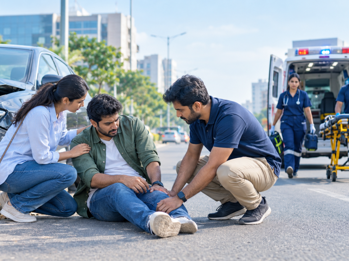 What to Do in the First Few Minutes After a Road Accident